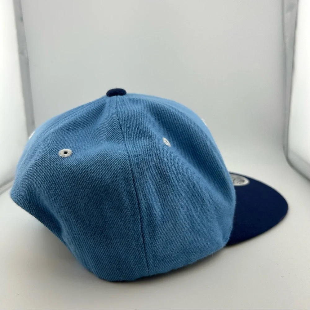 North Carolina Tar Heels Hat Snapback Zephyr Embroidered Ramses Carolina Blue